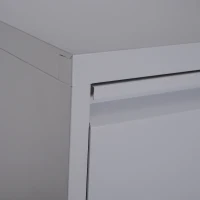 Vinsetto Metal 4 Drawer Vertical Locking Filing Cabinet - Grey(m-10)