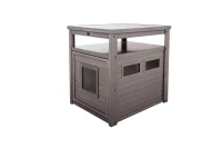New Age Pet Jumbo LitterLoo Litter Box Cover/End Table - Grey(m-1)