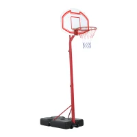 Aosom 10' Height Adjustable Portable Basketball Hoop System with 35" Heavy Duty Backboard(m-1)