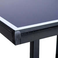 Aosom 72” Folding Compact Multi-Use Table Tennis Table with Net and Post(m-8)