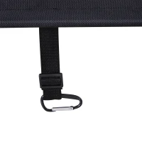 PawHut 30" 4-Step Metal Frame Oxford Fabric Folding Portable Pet Stairs for Dogs(m-11)