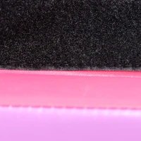 Soozier 8' x 4' x 2" PU Leather Folding Gymnastics / Martial Arts Tumbling Mat - Pink / Purple(m-8)