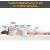 HomCom Twin Size Convertible Sleeper Bed Lounger Chair Faux Suede Microfiber Slip Cover - Gray(m-5)