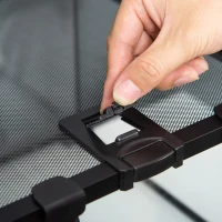 PawHut 14 Gallon Reptile Glass Terrarium Tank, Breeding Box Full View with Visually Appealing Sliding Screen Top for Lizards, Frogs, Snakes, Spiders, 20" x 12" x 14"(m-12)