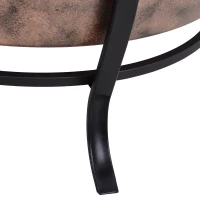 Outsunny Outdoor Copper Color Large Fire Pit w/ Durable Construction for Patio/Backyard(m-11)