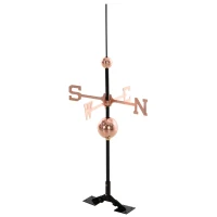 Outsunny Accent Rooster Weather Vane Pure Copper w/ Roof Mount Décor(m-13)