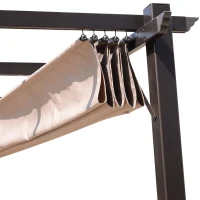 Outsunny 10' x 13' Outdoor Pergola Gazebo, Backyard Sunshade Canopy Cover(m-7)