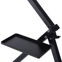 Aosom 47" Portable Folding Bike Repair Work Stand Rack - Black(m-9)