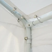 Outsunny 10' x 20' Multi-Purpose Convertible Carport / Event Canopy Tent - White(m-8)