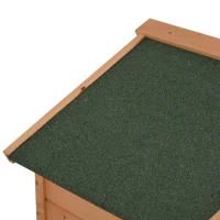 PawHut 53" Wooden Rabbit Hutch Chicken Coop Small Pet House Cages(m-7)