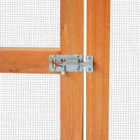 Pawhut Large Backyard Chicken Coop with Outdoor Run(m-9)