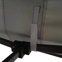 Outsunny 10' x 20' Pop Up Canopy Tent, Instant Sun Shelter, Tents for Parties, Height Adjustable, with Wheeled Carry Bag, for Outdoor, Garden, Patio, Gray(m-9)