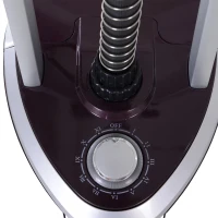 HOMCOM Fabric Garment Steamer for Clothes  Hanging Full Size  2.8 Liter  1350W  2 Power Settings  Dark Red(m-5)