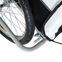 Aosom Elite 2-in-1 Double Child Bike Trailer/ Jogger(m-12)