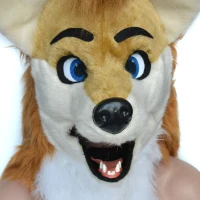 HomCom Cartoon Fox Costume Mouth Mover Hood(m-5)