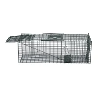 Pawhut 37" Humane Cage Live Small Animal Trap - Green(m-2)