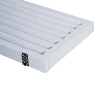 PawHut 36" x 80" Wooden Freestanding 4 Panel Expandable Pet Gate - White(m-10)