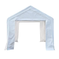 Outsunny 10' x 20' Multi-Purpose Convertible Carport / Event Canopy Tent - White(m-5)