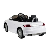 Audi 6V Kids Electric Ride-On Car with Remote Control - White(m-2)