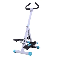 Soozier Adjustable Twist Gym Stepper  w/ Handle Bar and LCD Monitor(m-3)
