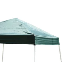 Outsunny 8'x 8' Foldable Outdoor Canopy Pop Up Event Tent with Slanted Legs - Green(m-3)