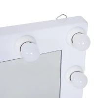HomCom LED Lighted Make-Up Vanity Mirror - White(m-10)