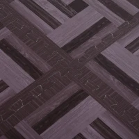Soozier Interlocking Puzzle Protective Foam Floor Tile Mats - Dark Check Pattern(m-3)