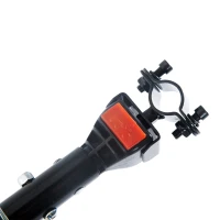 Aosom Bicycle Bike Cargo Trailer Steel Carrier Storage Cart Wheel Runner For Shopping - Black(m-13)