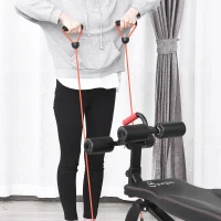 Soozier Heavy Duty Weight Bench Multifunctional Sit-Up and Dumbbell Weight Bench with 4-Angle Adjustable Backrest & Lightweight Portable Design(m-9)