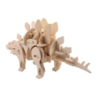 Qaba Robotic 3D Wooden Dinosaur Puzzle - Stegosaurus(m-2)