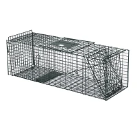 Pawhut 37" Humane Cage Live Small Animal Trap - Green(m-5)