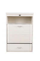 New Age Pet Dog Brea Food Pantry/Double Diner -Antique White(m-6)