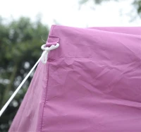 Outsunny 10' x 10' Slant Leg Easy Pop-Up Canopy Party Tent - Pink(m-4)