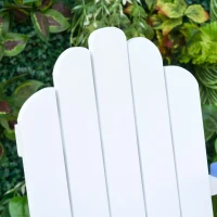 Outsunny Kids Adirondack Chair Wooden Classic Lounge Indoor for Backyard Deck Beach Garden Room 20" x 19.75" x 20.75" Blue(m-8)