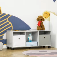 HOMCOM Kids Shelf /w Cubes, Cubby Storage for Kids(m-2)