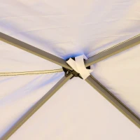 Open Box Outsunny Canopy Tent 10x20 Easy Pop Up Canopy Party Tent with 2-Tier Roof - Blue(m-9)