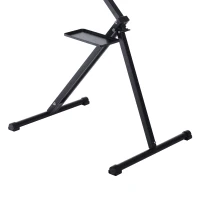 Aosom 47" Portable Folding Bike Repair Work Stand Rack - Black(m-8)