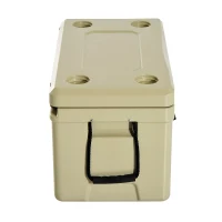 Outsunny 64 Quart Rotomolded Outdoor Portable Camping Cooler and Ice Chest Box(m-6)