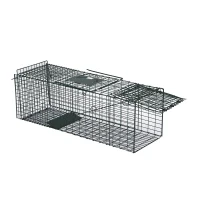 Pawhut 37" Humane Cage Live Small Animal Trap - Green(m-3)