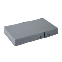 Pawhut 2 Step PU Leather Folding Pet Stairs - Dark Grey(m-4)