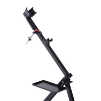 Aosom 47" Portable Folding Bike Repair Work Stand Rack - Black(m-11)