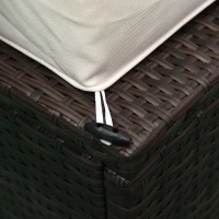 Outsunny 6 Piece Outdoor Patio Garden Conversation PE Rattan Wicker Sofa Sectional Furniture Set(m-8)