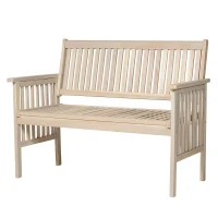 Outsunny 46" Acacia Wood Outdoor Patio Garden Bench(m-1)