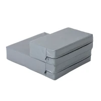 Pawhut 2 Step PU Leather Folding Pet Stairs - Dark Grey(m-2)