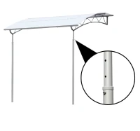 Outsunny 7' x 9' Outdoor Steel Frame Sun Shade Canopy(m-3)