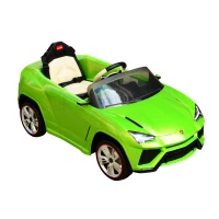 Aosom 12V Lamborghini Urus Kids Electric Ride On Car with Remote Control - Green(m-1)