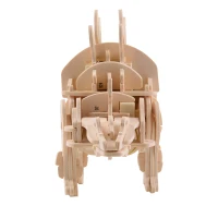 Qaba Robotic 3D Wooden Dinosaur Puzzle - Stegosaurus(m-8)