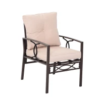 Outsunny 4-Piece Outdoor Rattan Wicker Loveseat and Chair Set(m-4)