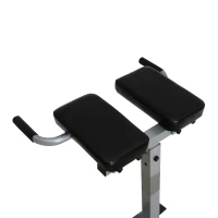 Soozier Adjustable Roman Chair Hyperextension Bench  - Gray/Black(m-4)