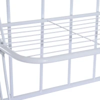 HomCom 66" Steel Indoor Bakers Rack (White)(m-8)